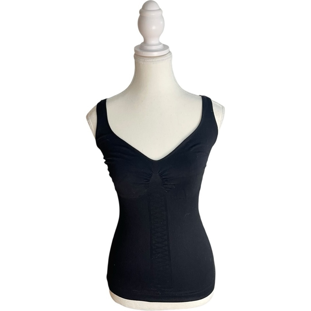 G by Guess Tummy Control Tank Top Black